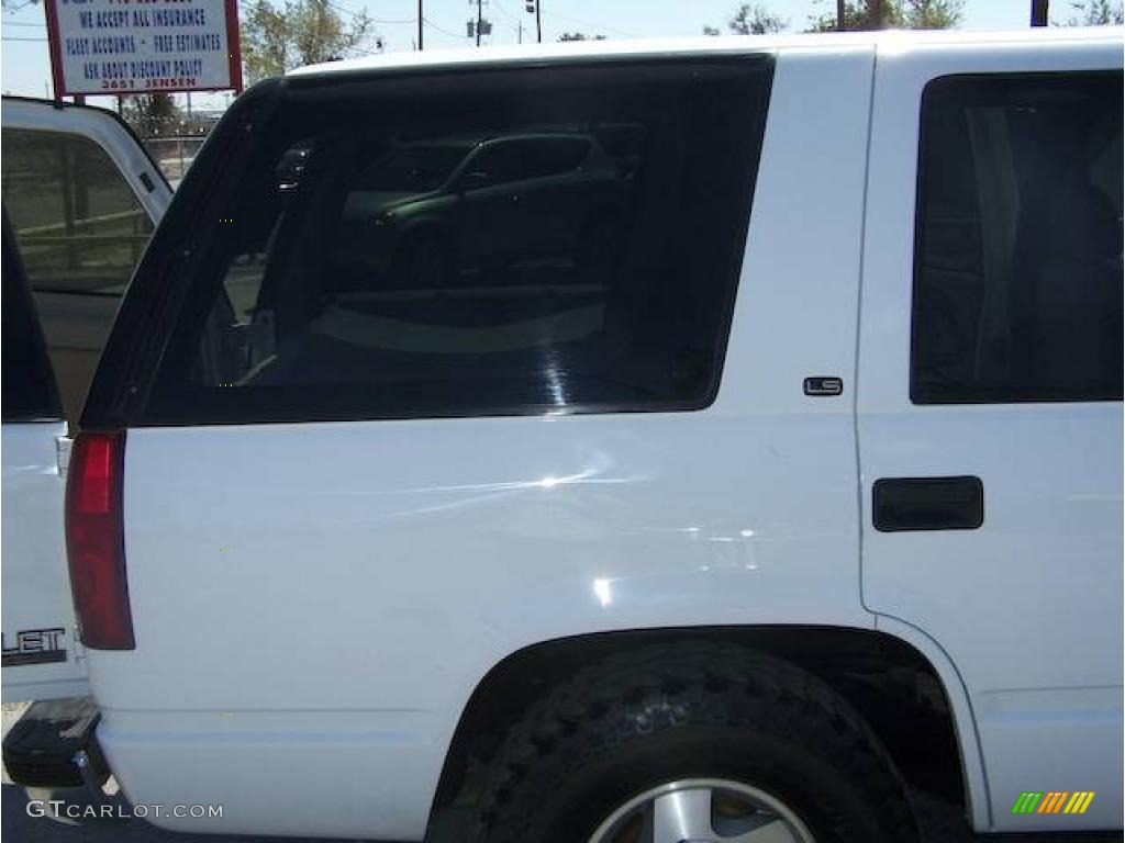 1999 Tahoe LS 4x4 - Summit White / Gray photo #26