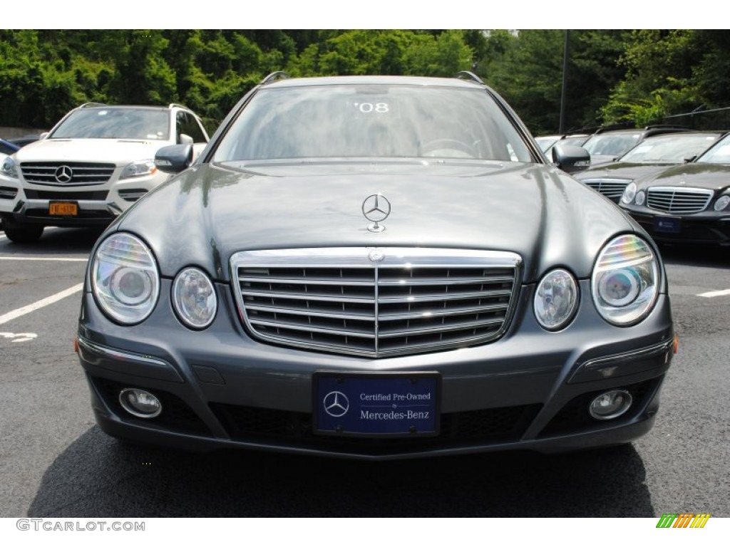 2008 E 350 4Matic Wagon - Flint Grey Metallic / Ash photo #2