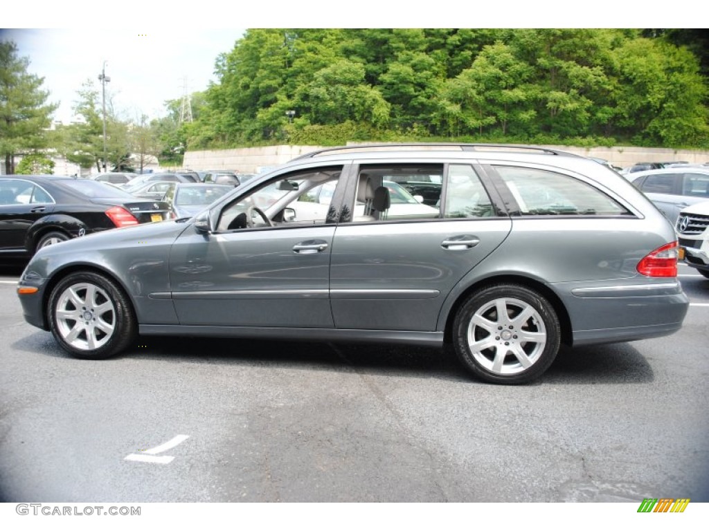 2008 E 350 4Matic Wagon - Flint Grey Metallic / Ash photo #3