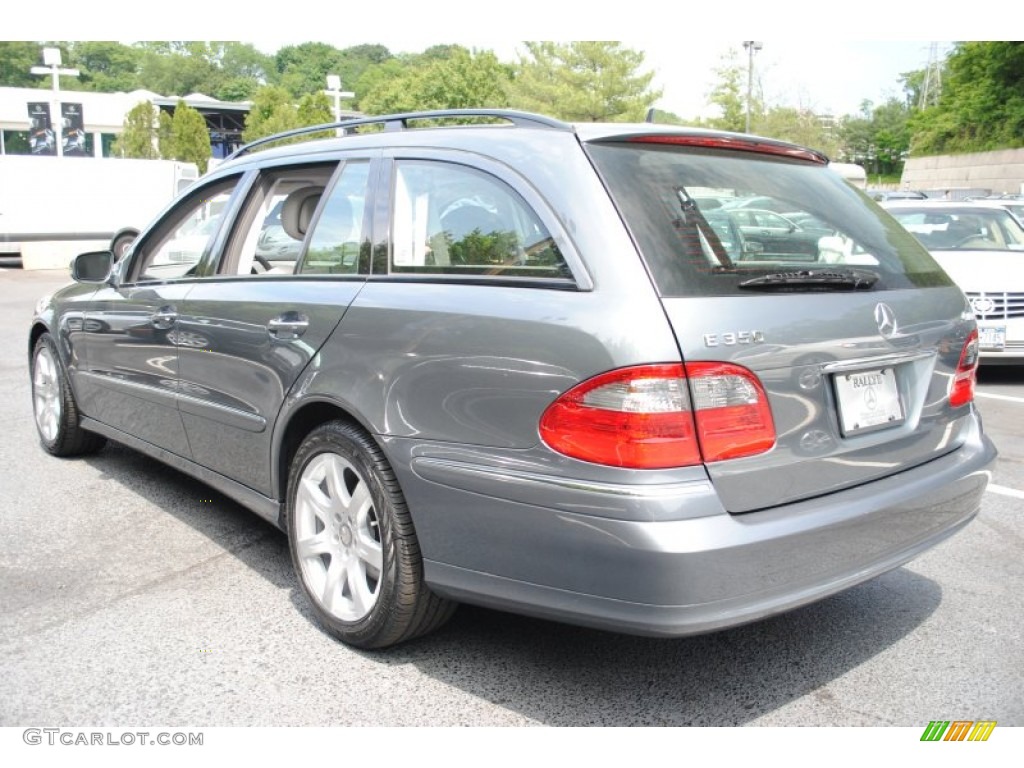 2008 E 350 4Matic Wagon - Flint Grey Metallic / Ash photo #4