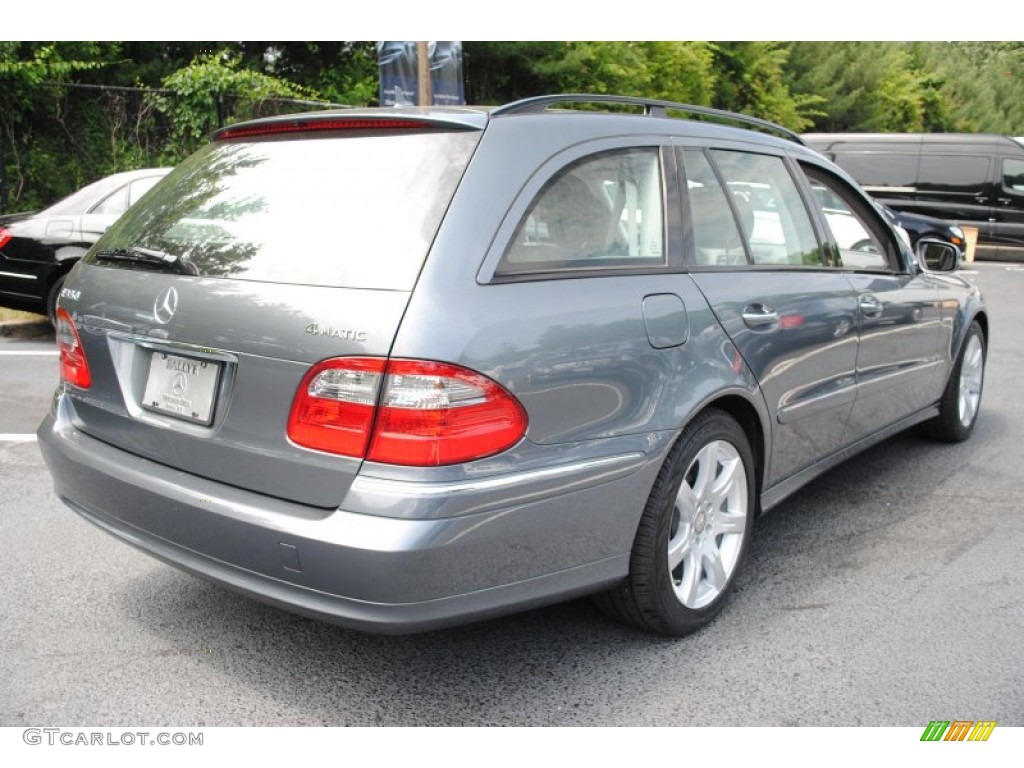 2008 E 350 4Matic Wagon - Flint Grey Metallic / Ash photo #6