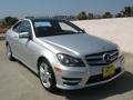 2012 Iridium Silver Metallic Mercedes-Benz C 250 Coupe  photo #1