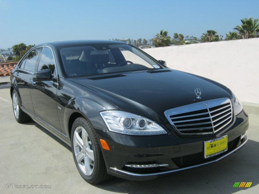 2012 S 550 Sedan - Magnetite Black Metallic / Black photo #1