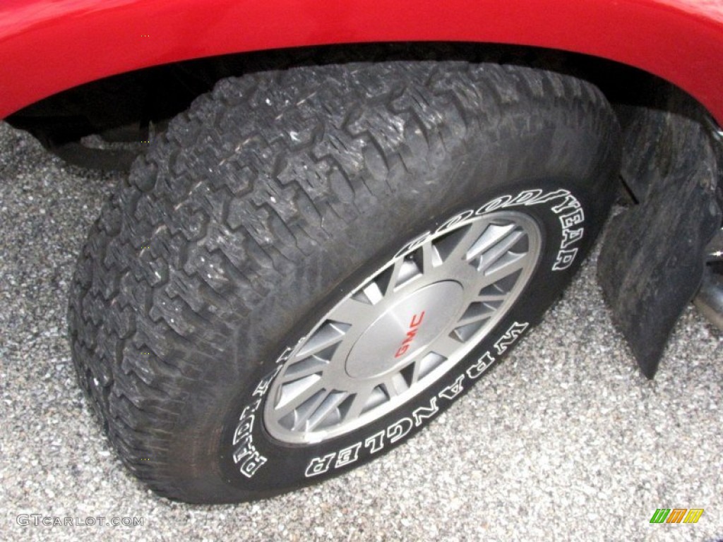 1997 Jimmy SLE 4x4 - Cherry Red Metallic / Graphite photo #4