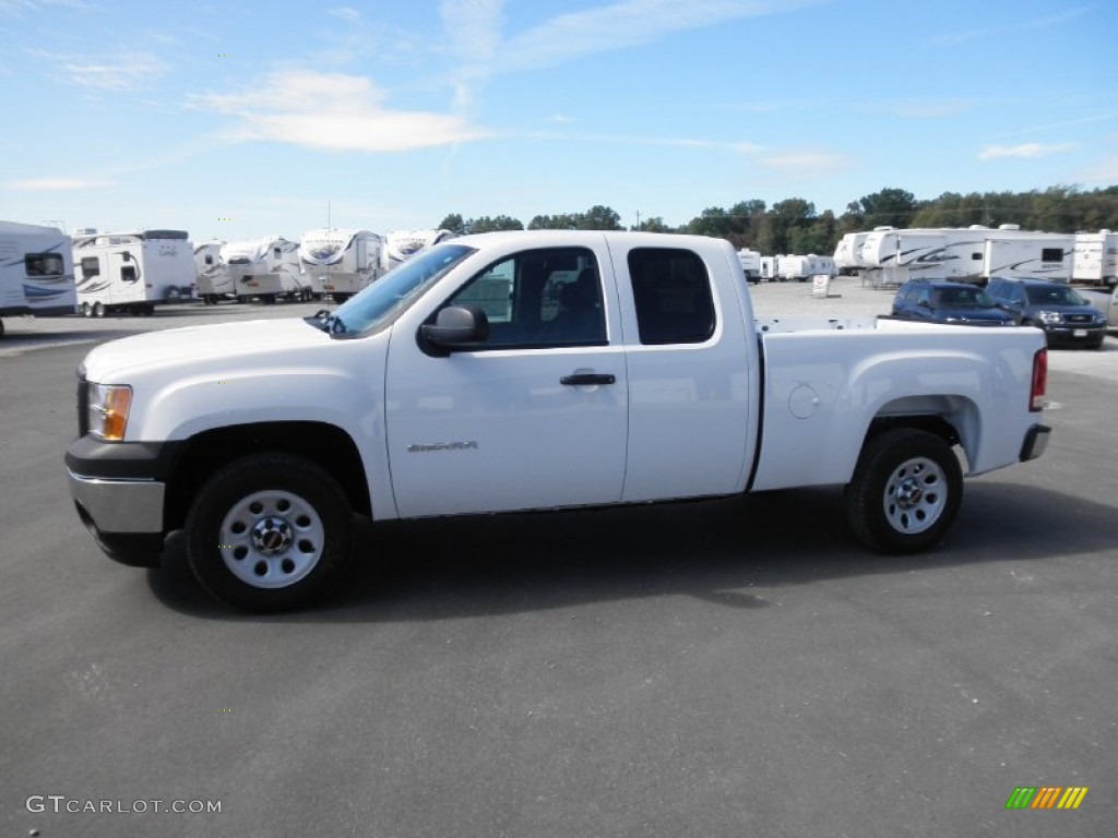 2012 Sierra 1500 Extended Cab - Summit White / Dark Titanium photo #4