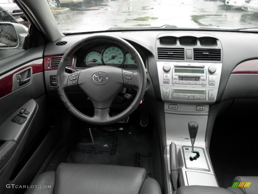 2005 Toyota Solara SLE V6 Coupe Dark Stone Dashboard Photo #66078005