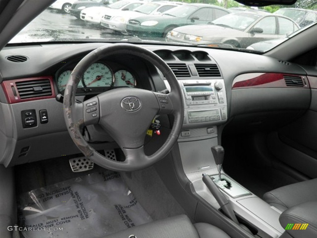 2005 Toyota Solara SLE V6 Coupe Dark Stone Dashboard Photo #66078023