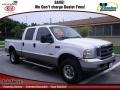 2004 Oxford White Ford F250 Super Duty Lariat Crew Cab 4x4  photo #1