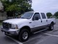 2004 Oxford White Ford F250 Super Duty Lariat Crew Cab 4x4  photo #6