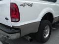 2004 Oxford White Ford F250 Super Duty Lariat Crew Cab 4x4  photo #10