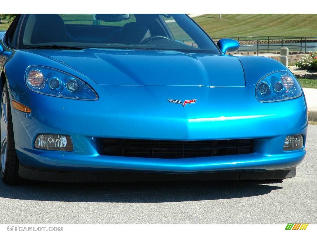 2008 Corvette Convertible - Jetstream Blue Metallic / Ebony photo #7