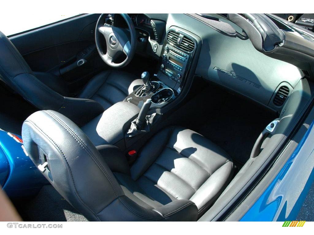 2008 Corvette Convertible - Jetstream Blue Metallic / Ebony photo #19