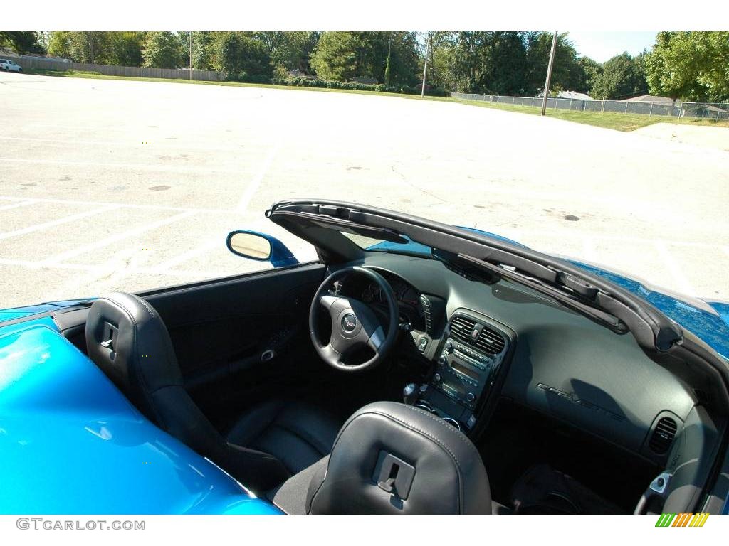 2008 Corvette Convertible - Jetstream Blue Metallic / Ebony photo #24