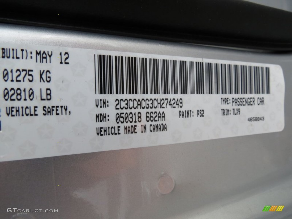 2012 300 Limited - Bright Silver Metallic / Black photo #11