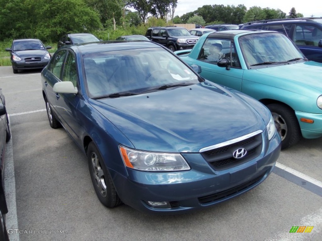 2006 Sonata GLS - Aquamarine Pearl / Gray photo #1