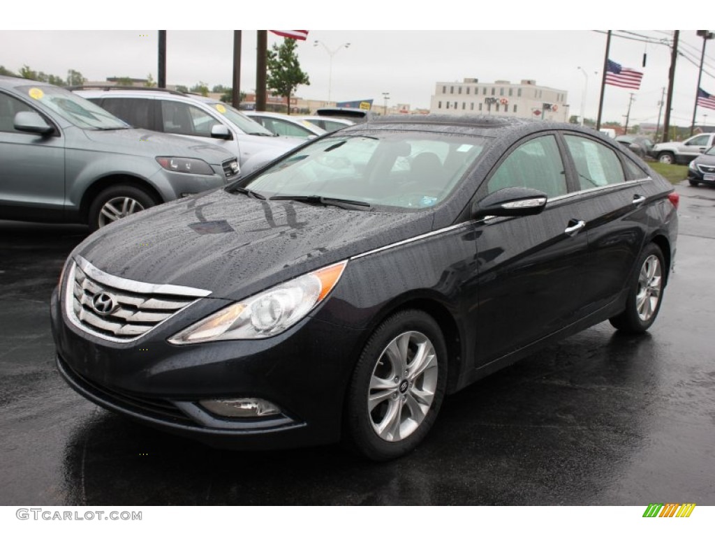 2011 Sonata Limited - Pacific Blue Pearl / Gray photo #1