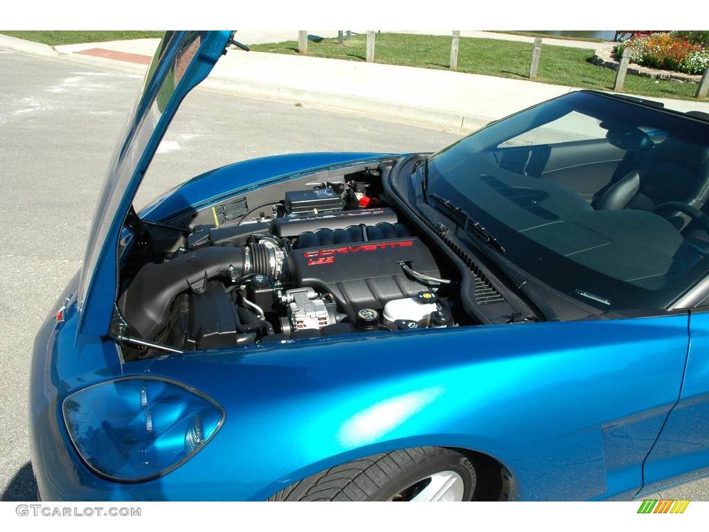 2008 Corvette Convertible - Jetstream Blue Metallic / Ebony photo #33