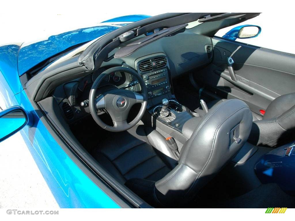 2008 Corvette Convertible - Jetstream Blue Metallic / Ebony photo #40