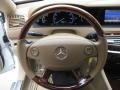 2009 Mercedes-Benz CL Cashmere/Savanna Interior Steering Wheel Photo