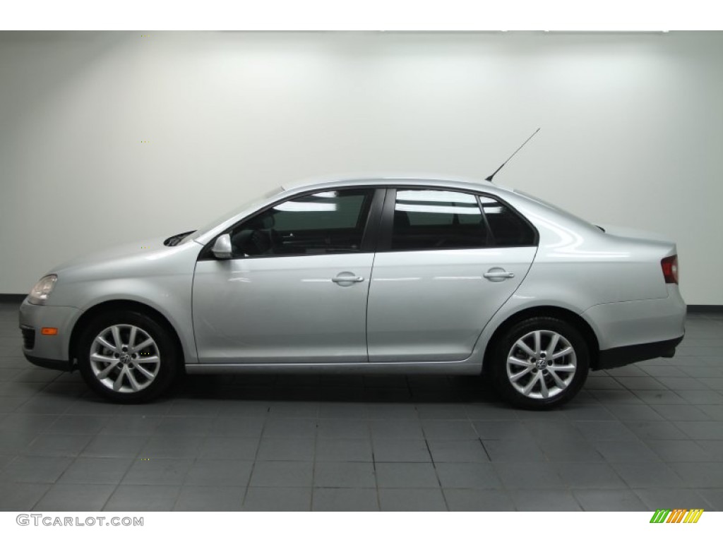 2010 Jetta Limited Edition Sedan - Reflex Silver Metallic / Titan Black photo #3