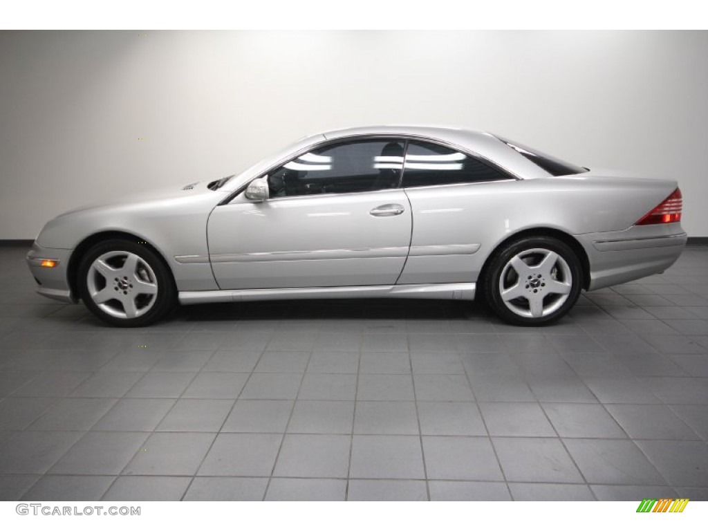 2003 CL 600 - Brilliant Silver Metallic / Charcoal photo #2