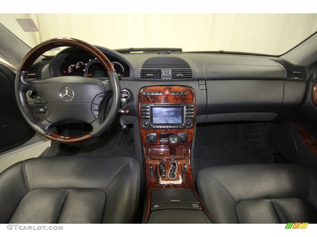 2003 Mercedes-Benz CL 600 Charcoal Dashboard Photo #66084941