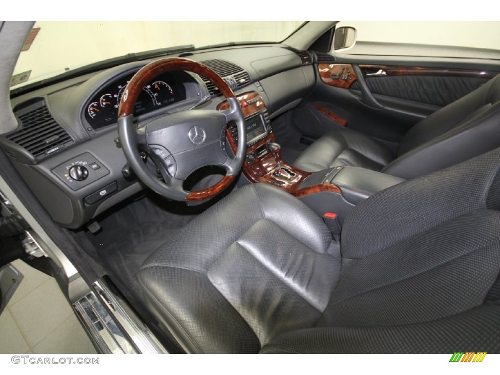 Charcoal Interior 2003 Mercedes-Benz CL 600 Photo #66085008