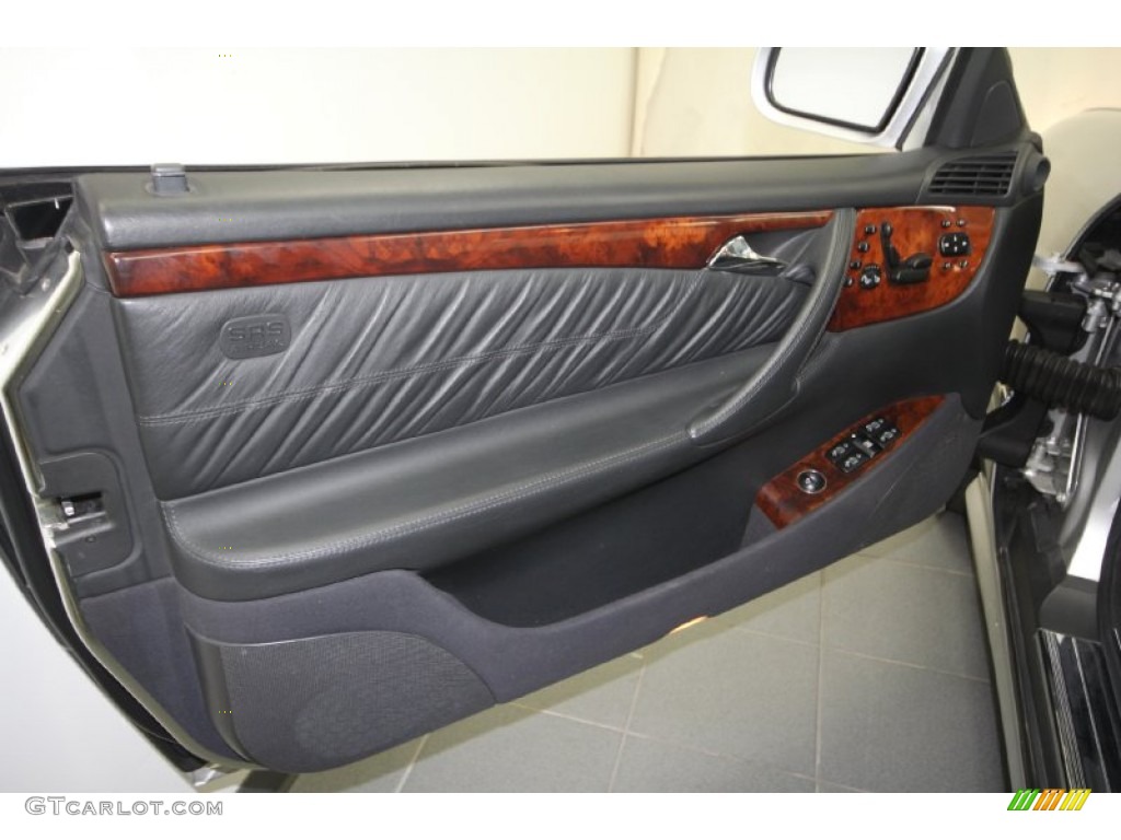 2003 Mercedes-Benz CL 600 Charcoal Door Panel Photo #66085026