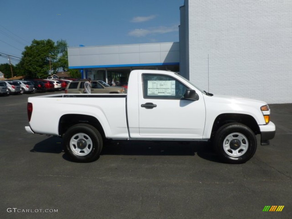 Summit White 2012 Chevrolet Colorado Work Truck Regular Cab 4x4 Exterior Photo #66085641