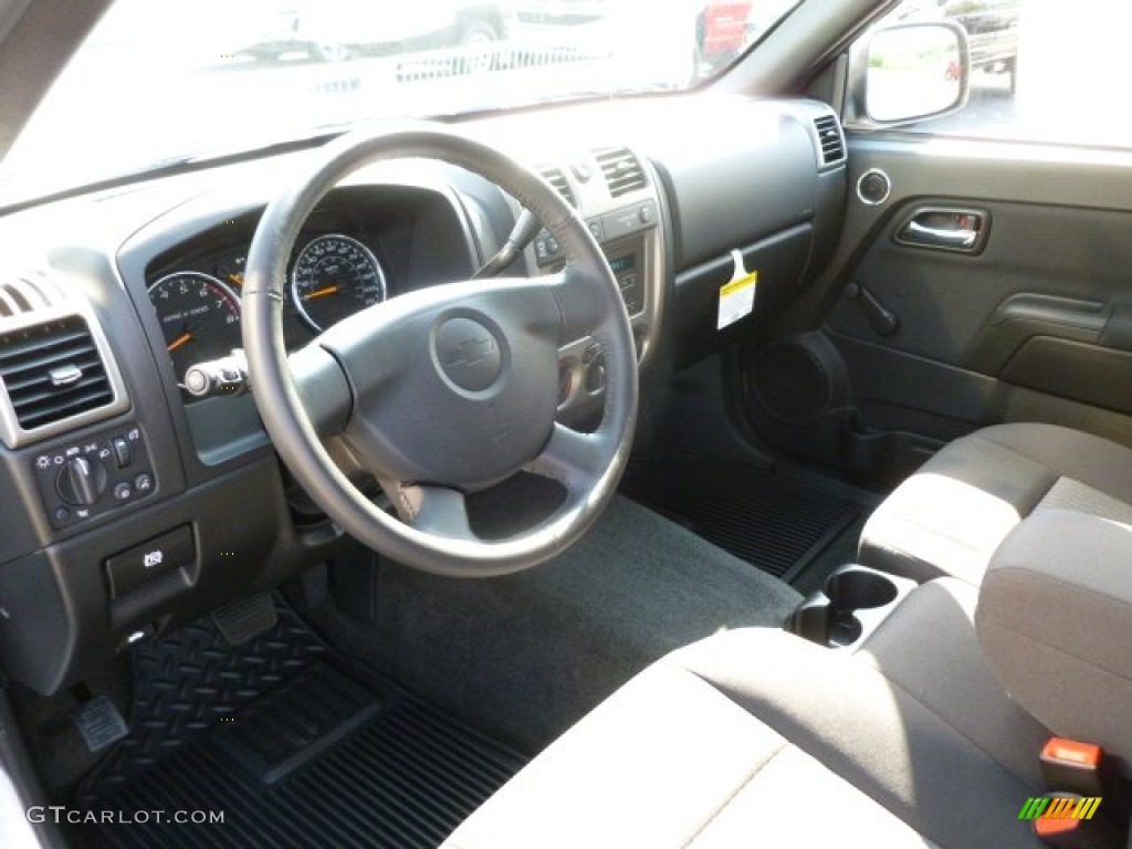 Ebony Interior 2012 Chevrolet Colorado Work Truck Regular Cab 4x4 Photo #66085704