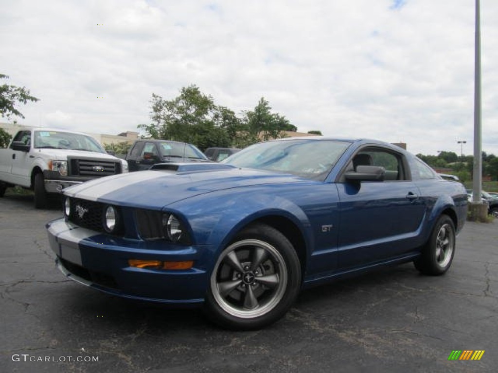 2006 Mustang GT Premium Coupe - Vista Blue Metallic / Light Graphite photo #1
