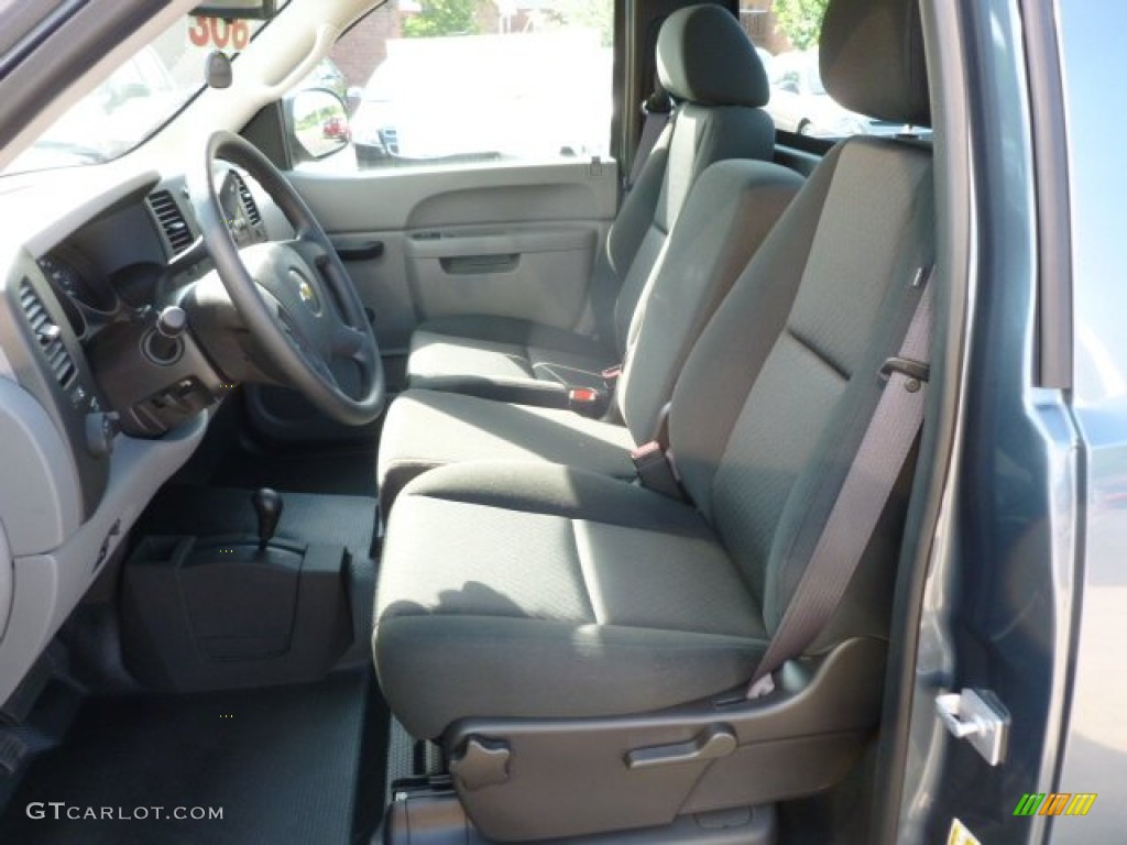 2012 Silverado 1500 Work Truck Regular Cab 4x4 - Blue Granite Metallic / Dark Titanium photo #14