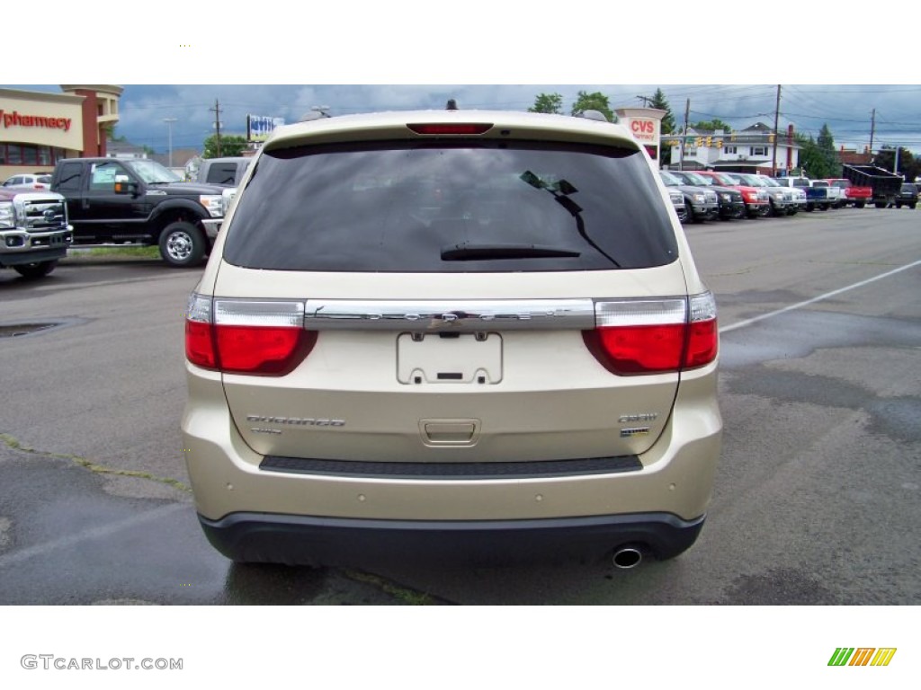 2011 Durango Crew 4x4 - White Gold / Black photo #6