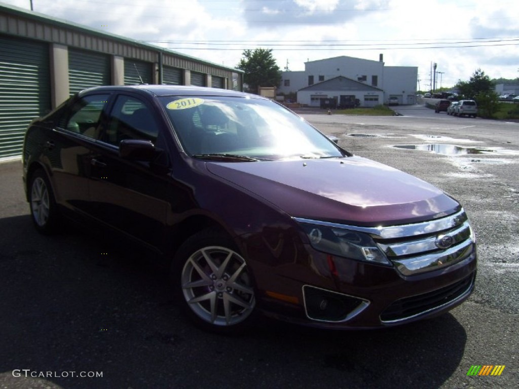 2011 Fusion SEL V6 - Bordeaux Reserve Metallic / Charcoal Black photo #3