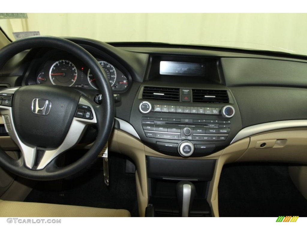 2011 Honda Accord EX Coupe Ivory Dashboard Photo #66088509
