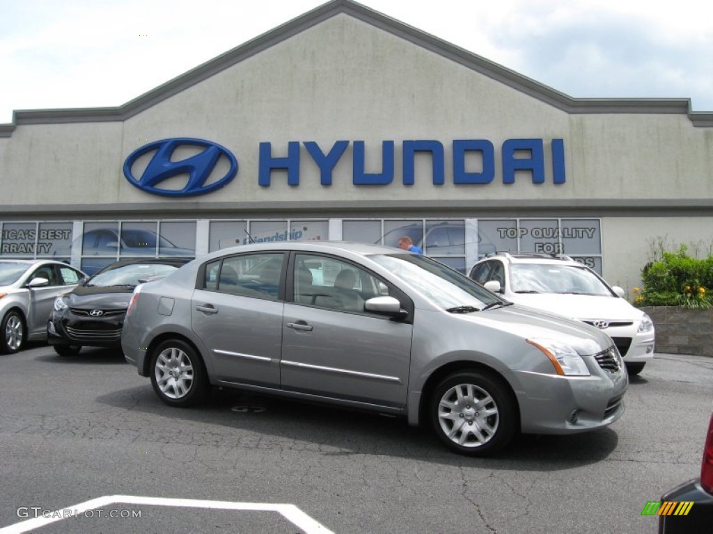 2011 Sentra 2.0 S - Magnetic Gray Metallic / Charcoal photo #1