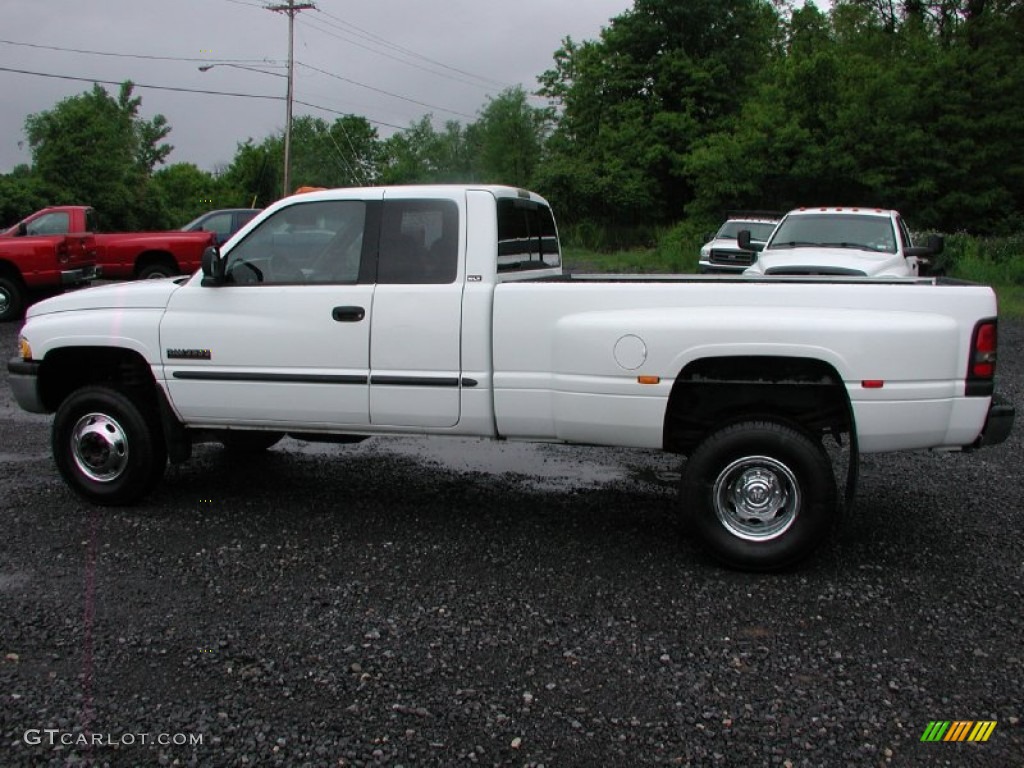 2000 Ram 3500 SLT Extended Cab 4x4 Dually - Bright White / Agate photo #5