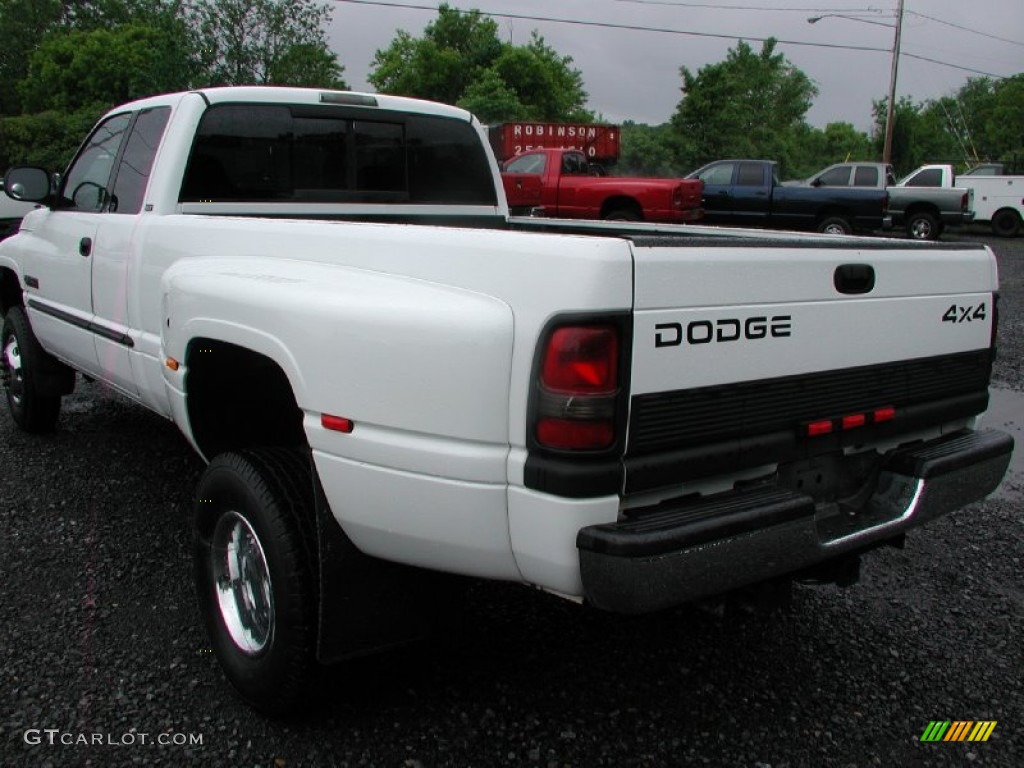 2000 Ram 3500 SLT Extended Cab 4x4 Dually - Bright White / Agate photo #7