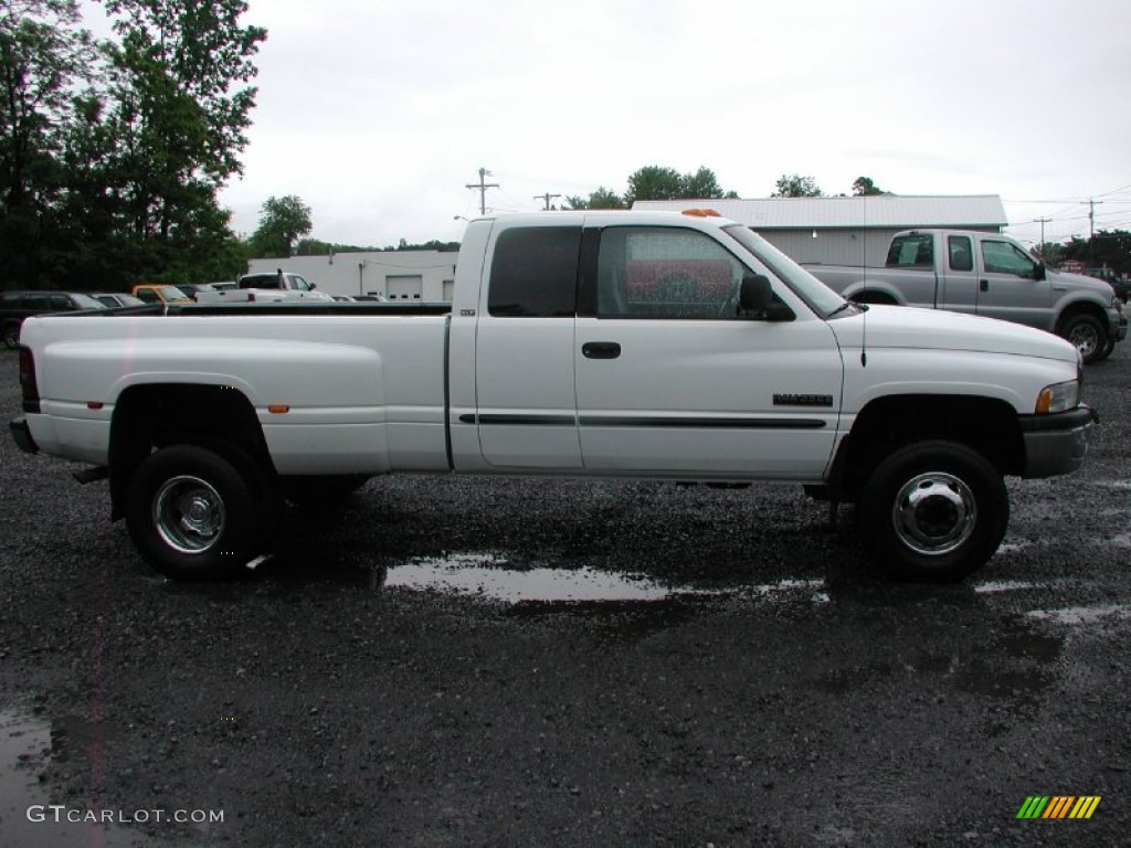 2000 Ram 3500 SLT Extended Cab 4x4 Dually - Bright White / Agate photo #12
