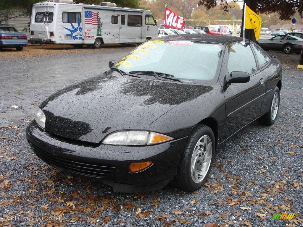 1999 Cavalier Coupe - Black / Graphite photo #1