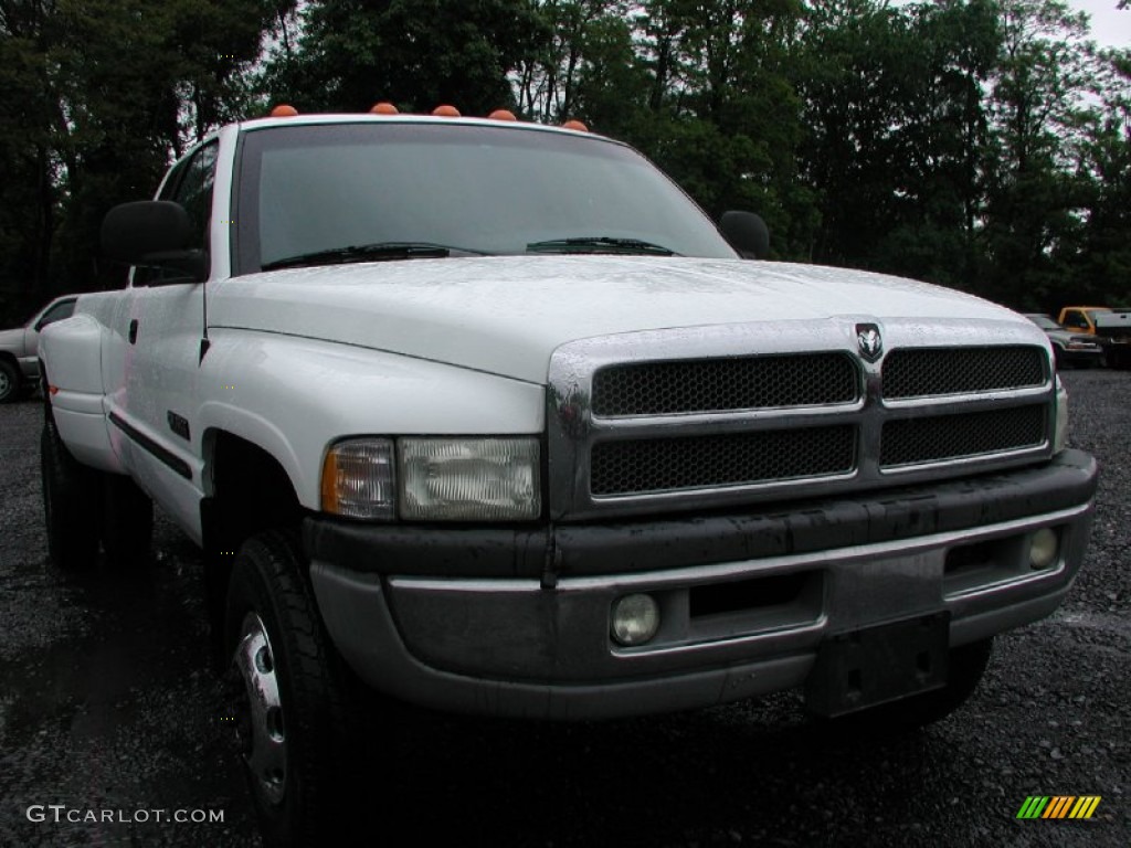2000 Ram 3500 SLT Extended Cab 4x4 Dually - Bright White / Agate photo #15
