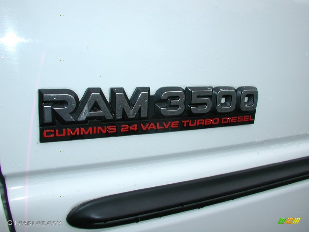 2000 Dodge Ram 3500 SLT Extended Cab 4x4 Dually Marks and Logos Photo #66089553