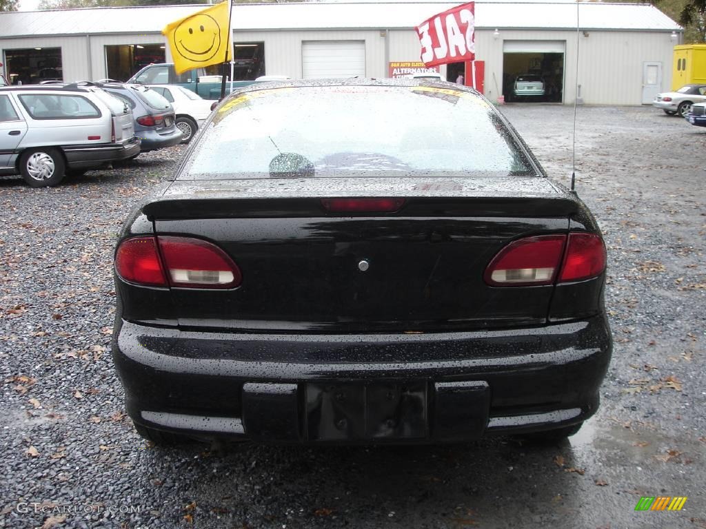 1999 Cavalier Coupe - Black / Graphite photo #6