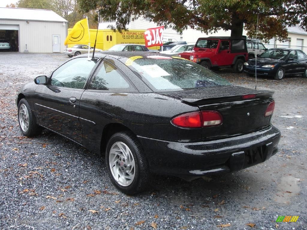 1999 Cavalier Coupe - Black / Graphite photo #7