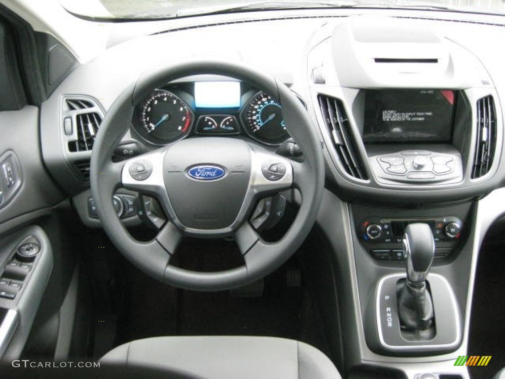 2013 Ford Escape SE 1.6L EcoBoost 4WD Charcoal Black Dashboard Photo #66090204