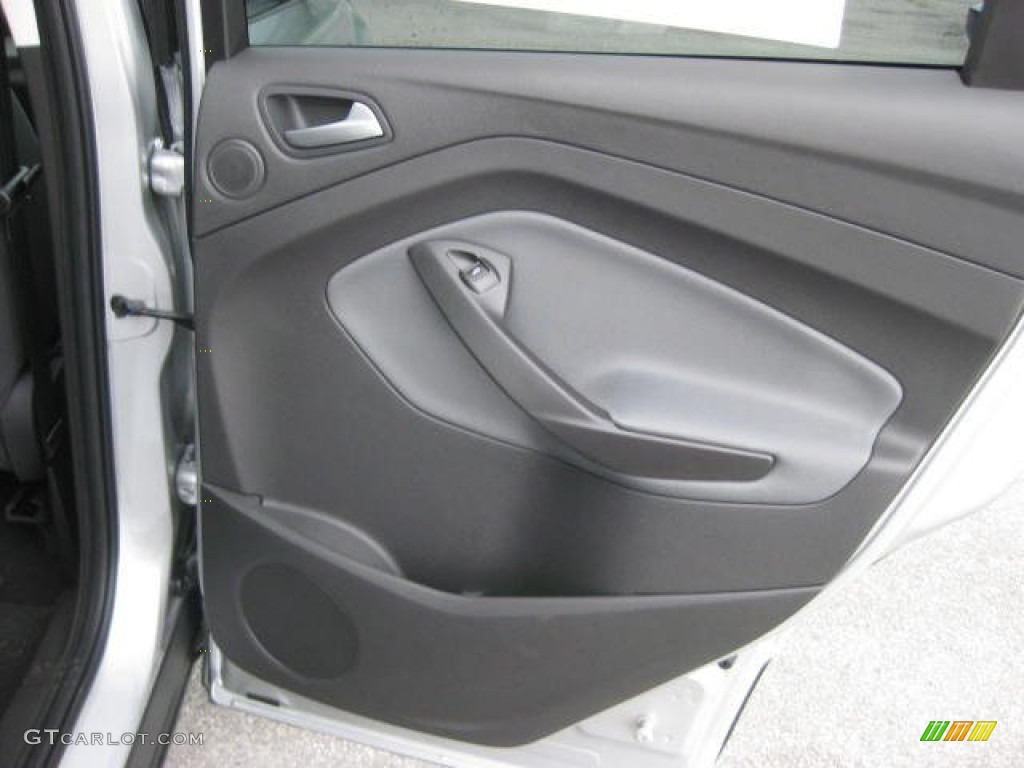 2013 Ford Escape SE 1.6L EcoBoost Charcoal Black Door Panel Photo #66090486