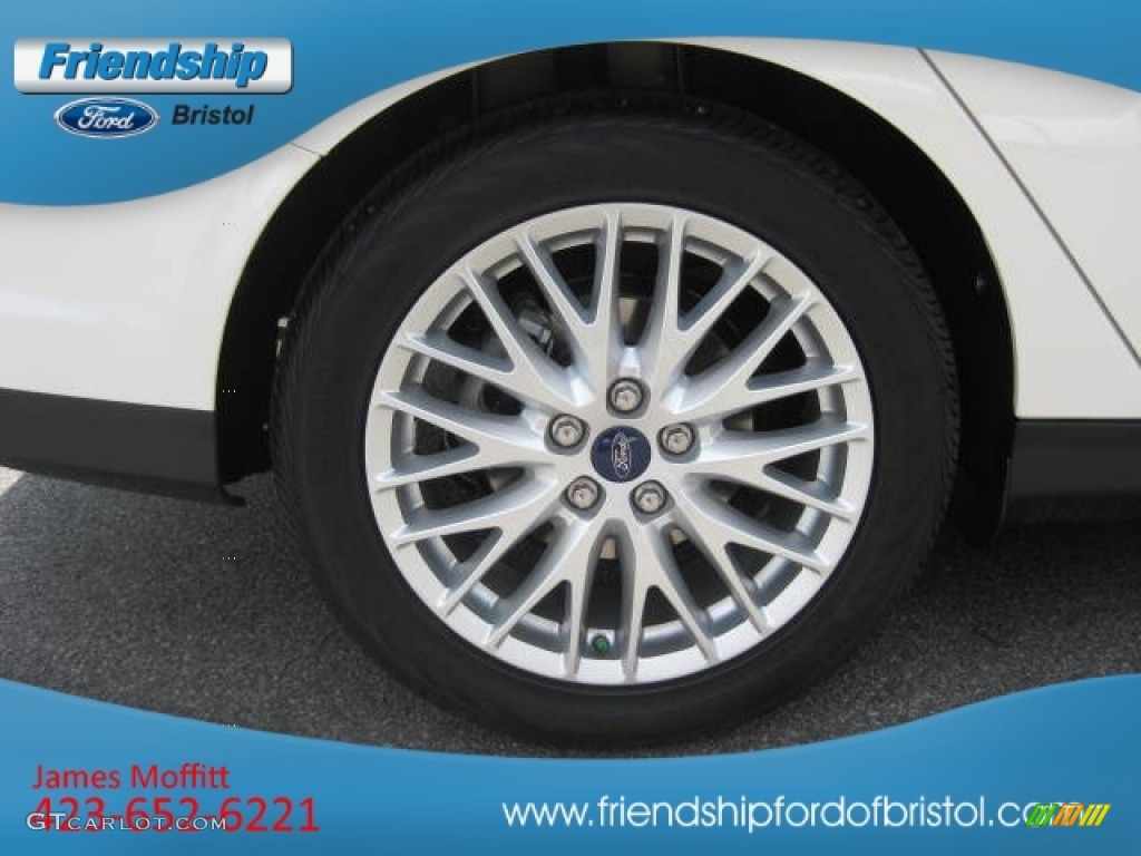 2012 Focus SEL Sedan - Oxford White / Charcoal Black Leather photo #10