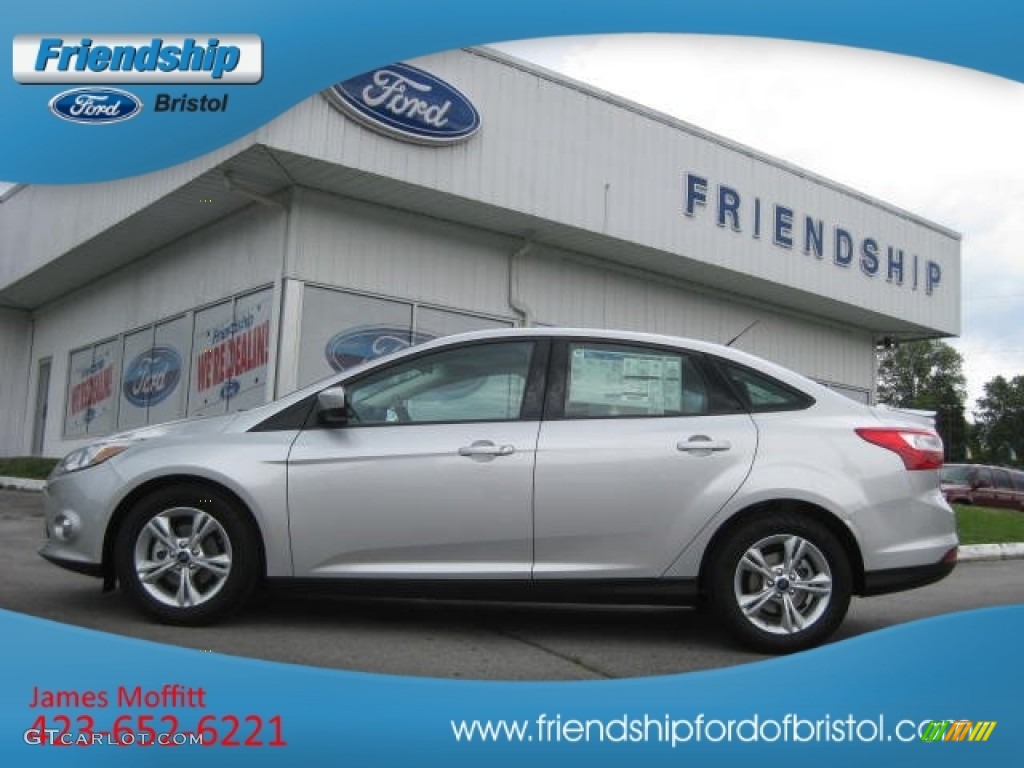 2012 Focus SE Sport Sedan - Ingot Silver Metallic / Two-Tone Sport photo #1