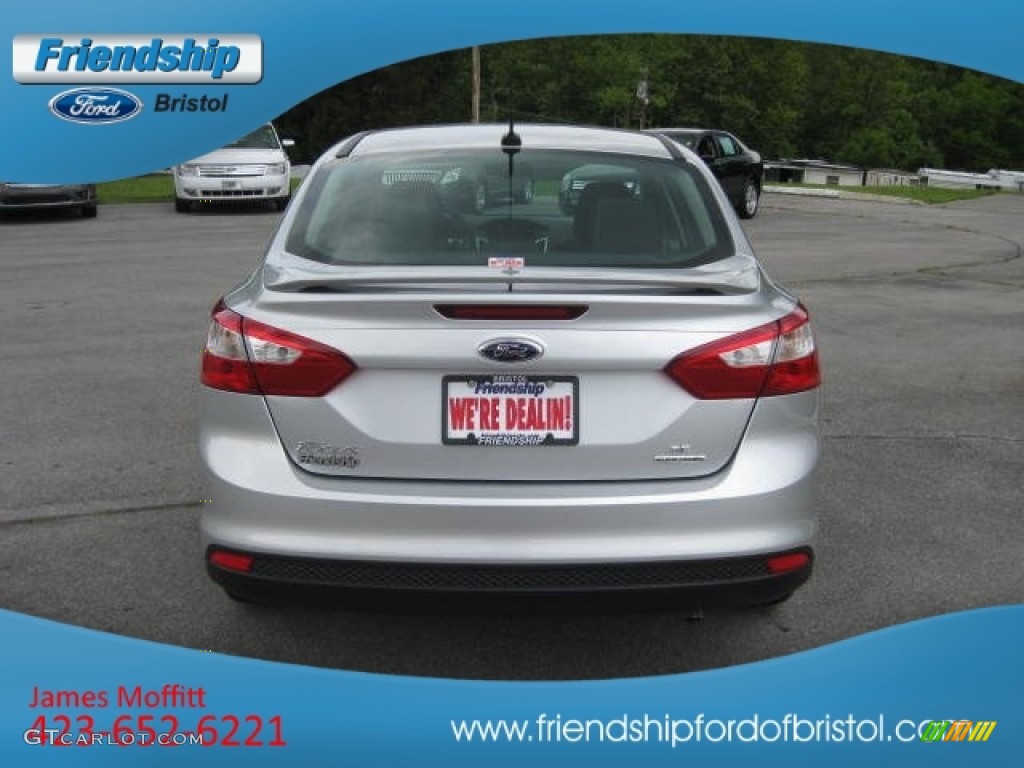 2012 Focus SE Sport Sedan - Ingot Silver Metallic / Two-Tone Sport photo #7