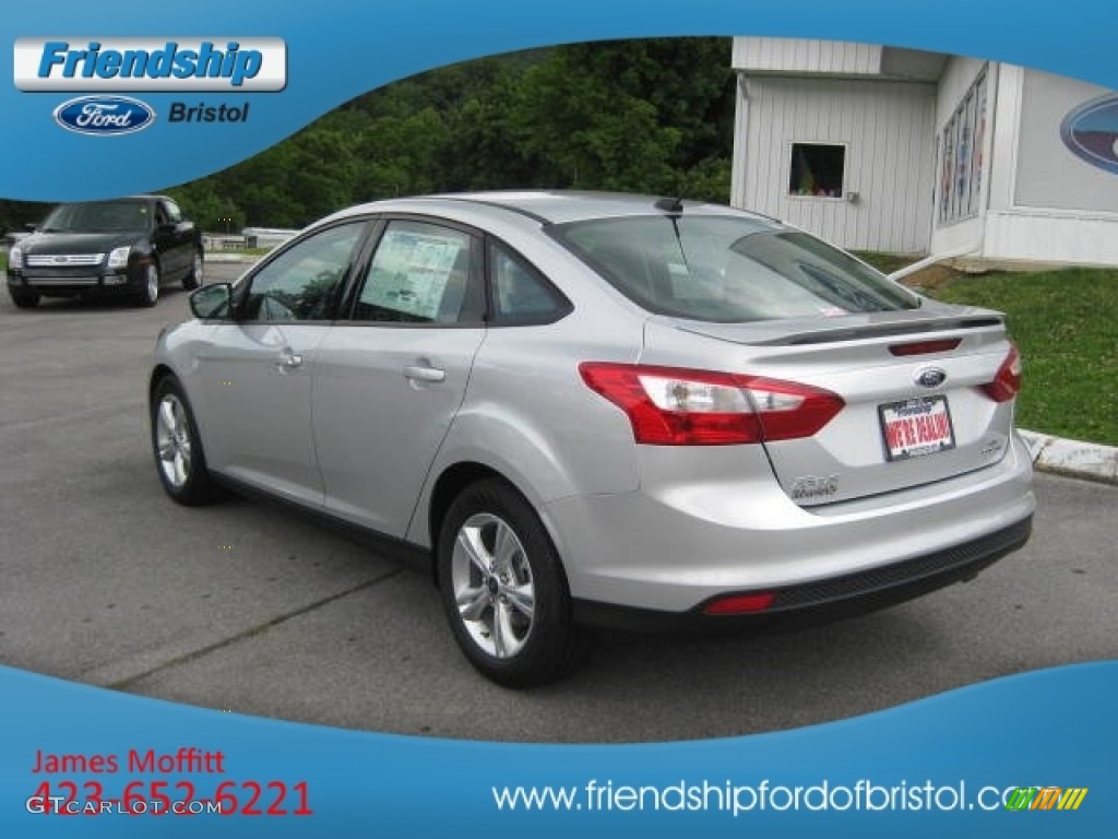 2012 Focus SE Sport Sedan - Ingot Silver Metallic / Two-Tone Sport photo #8